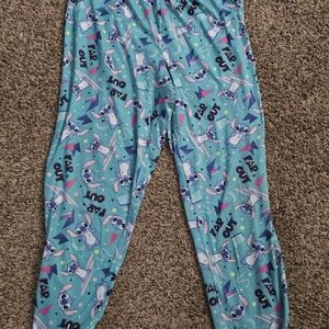 Disney Blue Cartoon Character Pajama Pants